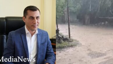 Сильная жара в Ереване