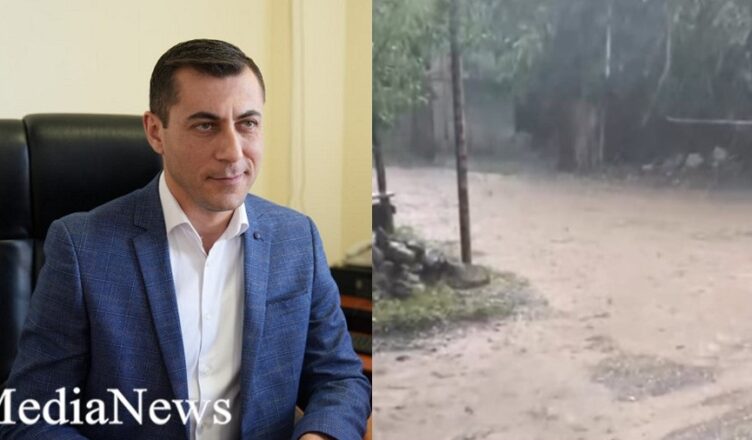 Сильная жара в Ереване