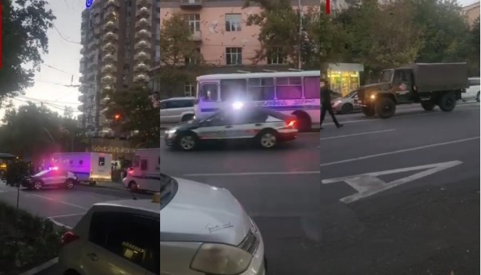 Крупные силы полиции