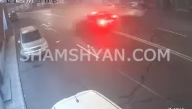 Камера зафиксировала трагическое ДТП
