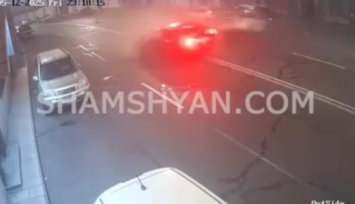 Камера зафиксировала трагическое ДТП