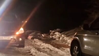 Видео с места взрыва