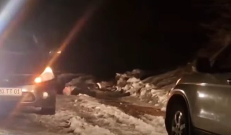 Видео с места взрыва