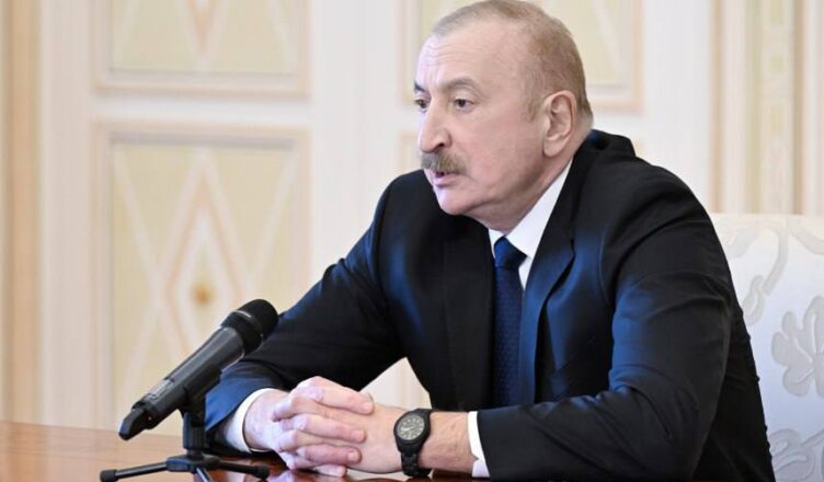 Какое заявление сделал Алиев?