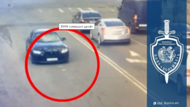 BMW совершил дрифт