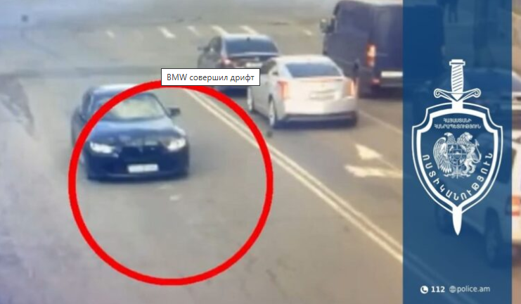 BMW совершил дрифт
