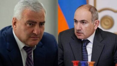Самвел Карапетян обратился к Николу Пашиняну