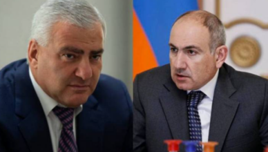 Самвел Карапетян обратился к Николу Пашиняну